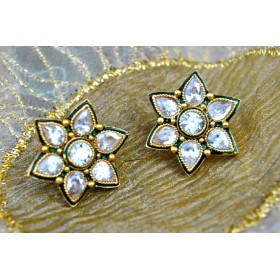 Blossom Diamond Floral Stud Earrings